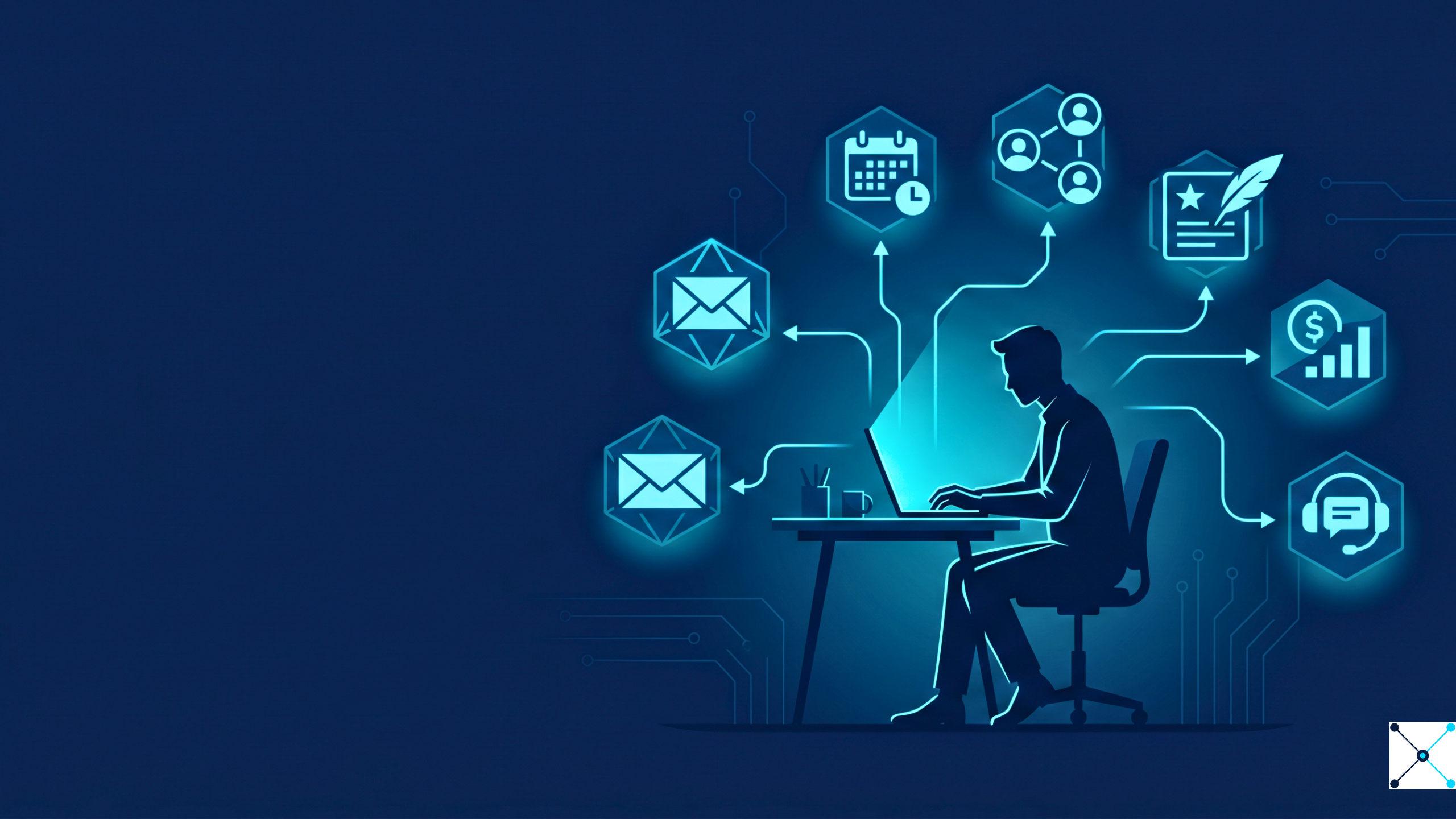 10 AI agent use cases for solopreneurs ranked by hours saved per week, showing total potential savings of 22+ hours weekly across email, leads, content, and admin tasks